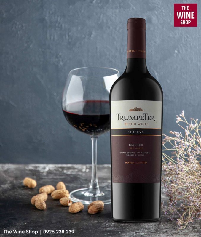 Rượu vang Trumpeter Reserve Malbec có nguồn gốc xuất xứ từ Argentina