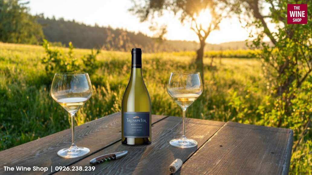 Trumpeter Chardonnay có nguồn gốc từ vùng làm vang Mendoza - Argentina