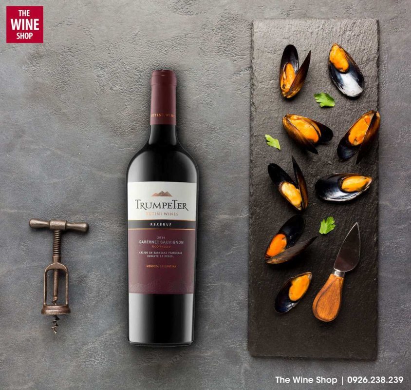 Trumpeter Reserve Cabernet Sauvignon là dòng vang đỏ hảo hạng từ Argentina