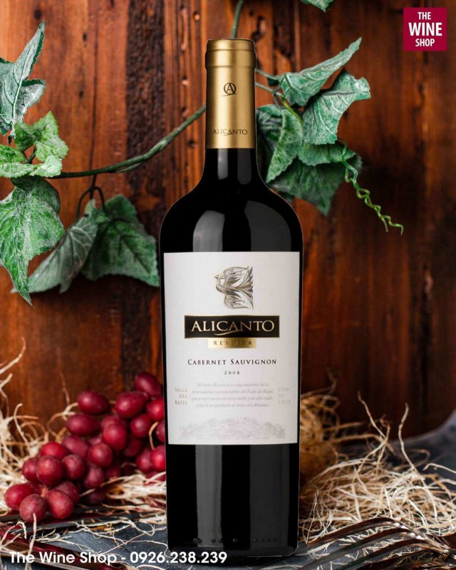 Rượu vang Alicanto Reserva Cabernet Sauvignon được làm từ giống nho Cabernet Sauvignon