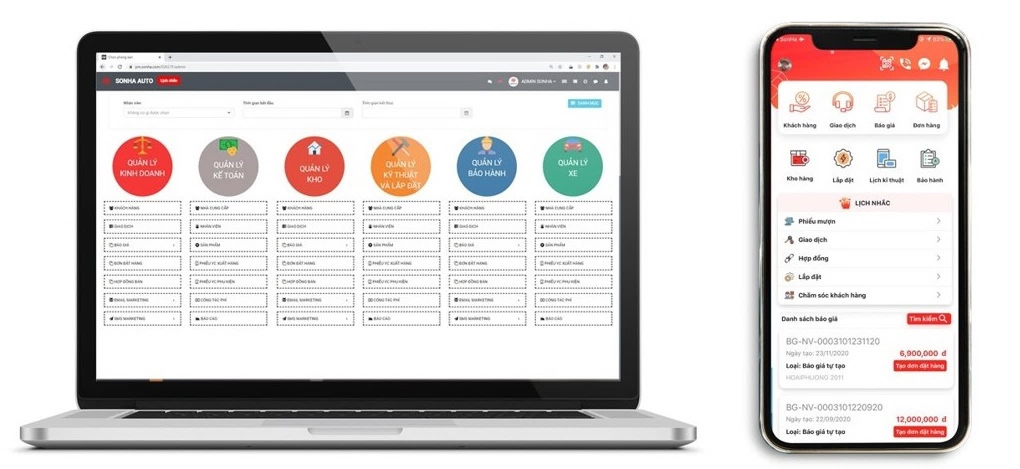Sonha Auto creating cutting edge with erp