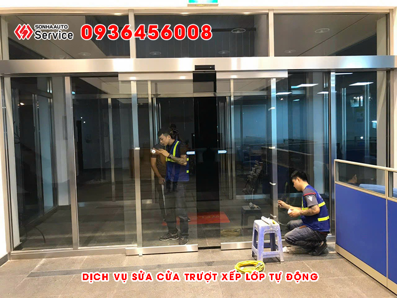 Dịch vụ sửa cửa trượt xếp lớp tự động uy tín bảo mật